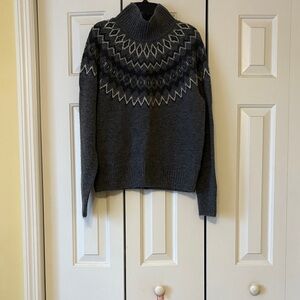 GAP Dark Gray Women's Turtleneck Sweater
